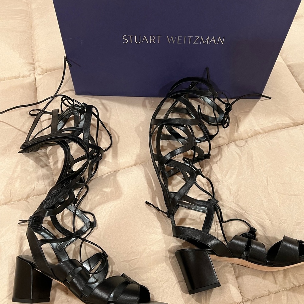 BNWT STUART WEITZMAN GLADIATOR SANDLES - Picture 1 of 12